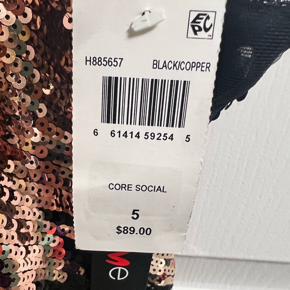 NWT Black and Copper Sequin Dress-Size 5/6 - Picture 7 of 9